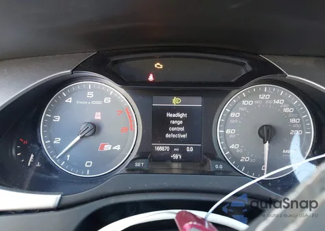 2011 Audi S4 3.0 Premium Plus z USA, uszkodzony, nr VIN WAUMGAFL3BA044220